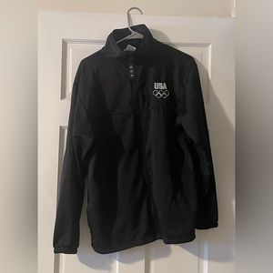 Unisex Size Large USA Olympics Full Zip Up Sweater